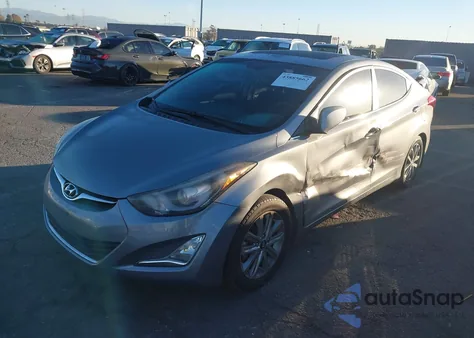 2015 Hyundai Elantra Se from USA, damaged, VIN KMHDH4AE0FU298249